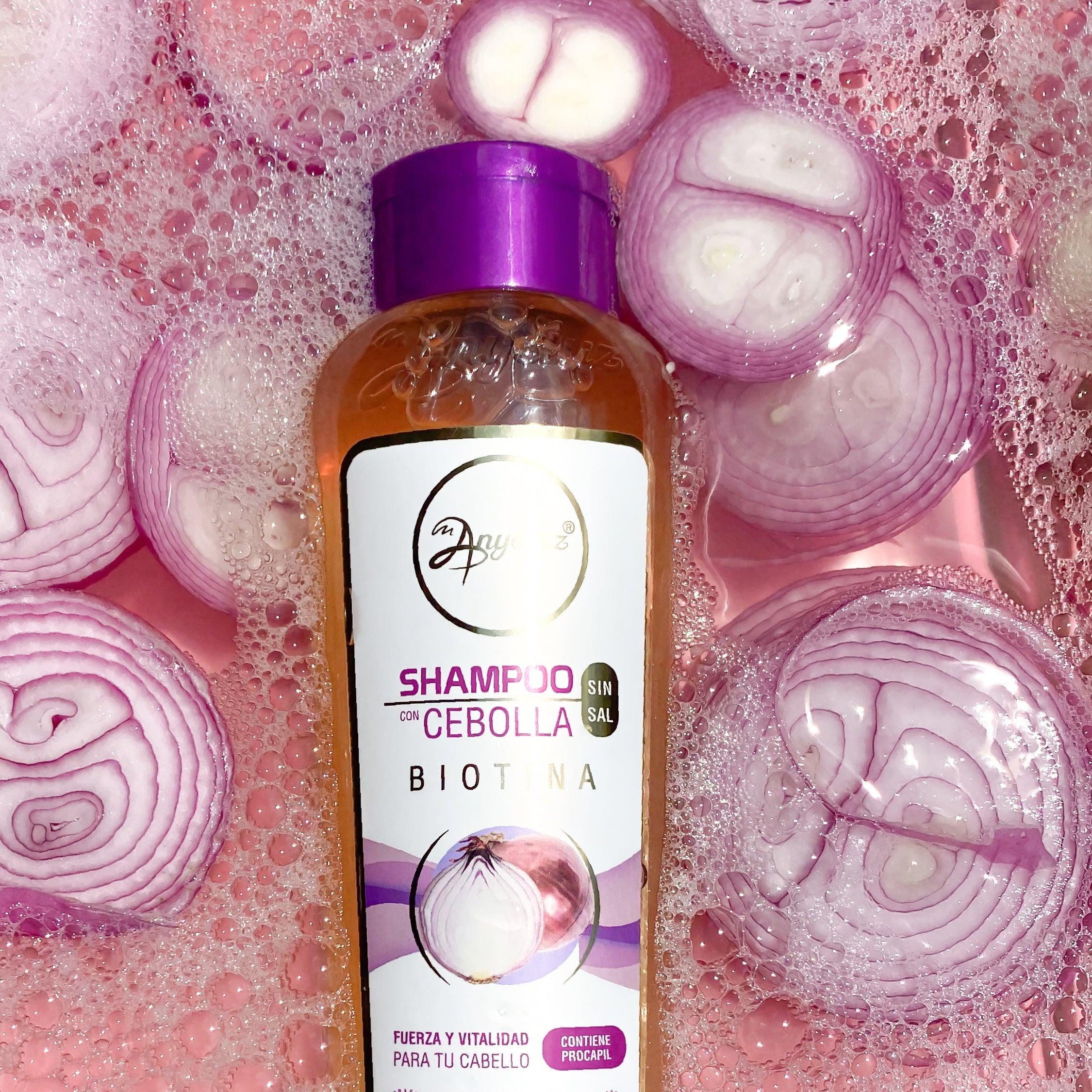 SHAMPOO CON CEBOLLA 