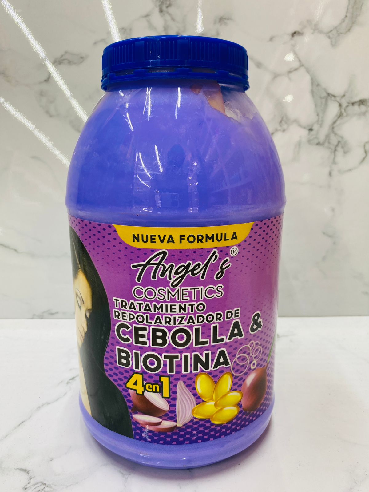 TRATAMIENTO REPOLARIZADOR DE CEBOLLA Y  BIOTINA 4 LITROS  