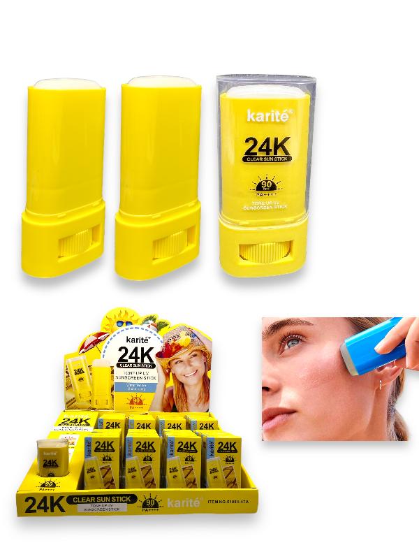 PROTECTOR SOLAR 24K EN BARRA SPF90+ KARITE