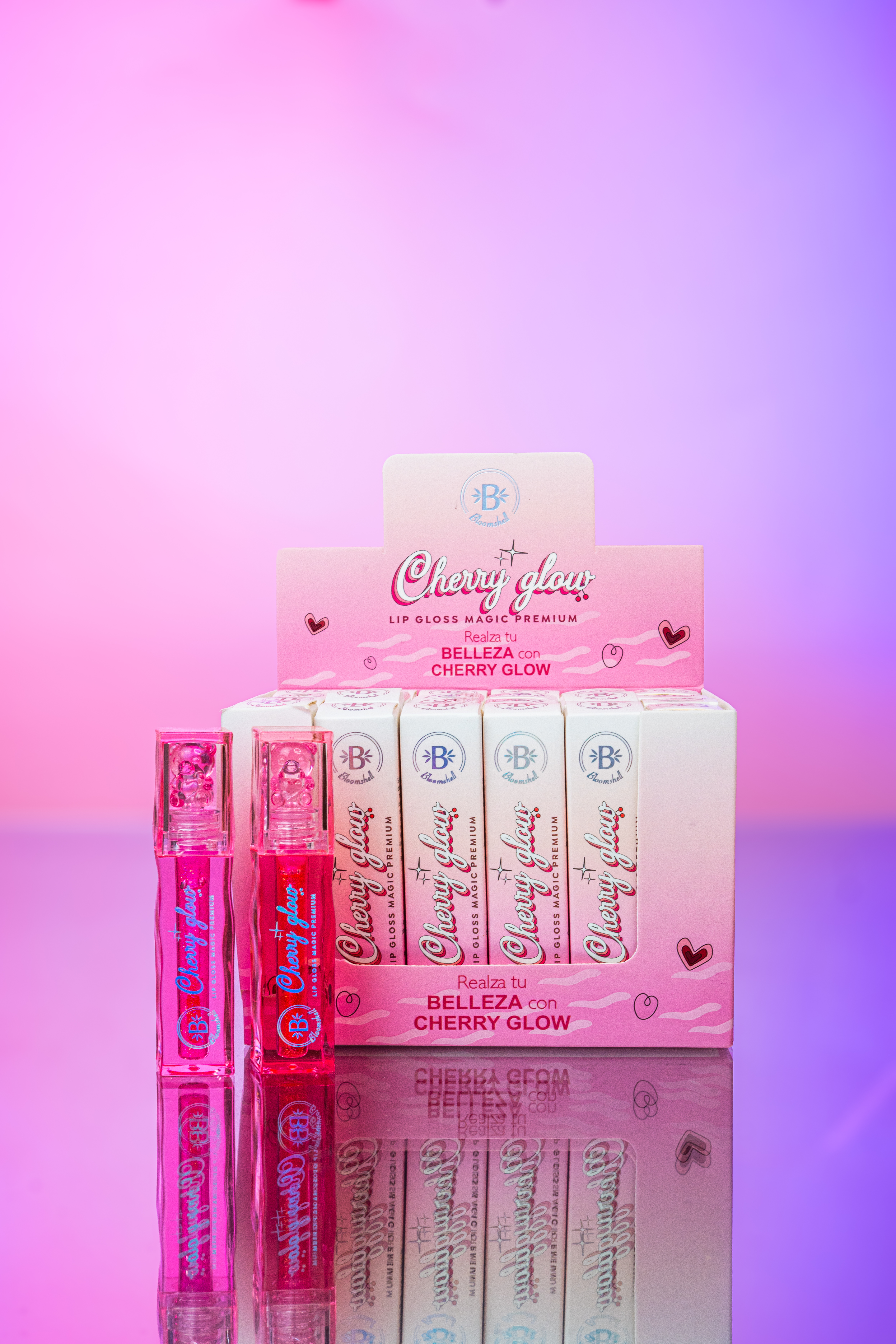 LIP GLOSS CHERRY GLOW MAGIC TONO O1 ROSA