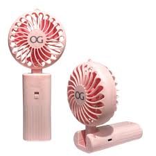 VENTILADOR DE MANO ROSA 